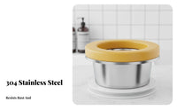 Stainless Steel Toilet Flange Leak-Proof Anti-Odor Toilet Drain Seal