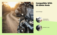 Adjustable aluminum motorcycle mount