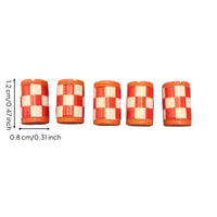 2 Pieces Traffic Barrel Detailed Craftsmanship Traffic Barrier Model