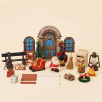 33 Pieces Miniature Scene Accessory Assortment Rustic Miniatures Small