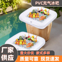 Inflatable PVC Ice Bucket for Pool Party