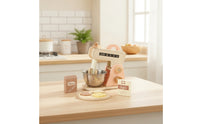 Imaginative Wooden Toy Mixer with Accessories Natural Wooden Toy Mixer Realistic Safe for Children, Toddlers, Preschoolers, Playroom, Preschool, Daycare