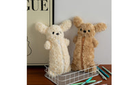 Teddy Dog Writing Instrument Case Desktop Organizer Creature Stationery Pouch