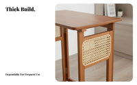 Foldable Desk and Chair Set Space-Saving Computer Table Portable for Study Area