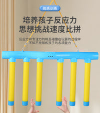 跨境儿童感统训练器抓棍机眼疾手快抓棒玩具批发亲子互动游戏益智