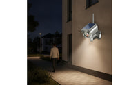 Security Light with Distant Control Motion-Activated Simulated Camera Light