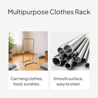 Stainless Steel Multitier Clothes Rack for Indoor Use