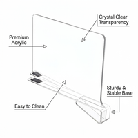 Acrylic Shelf Dividers Set, Clear Acrylic Shelf Separators for Wardrobe, Closet  #variant:PS Plastic