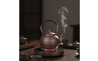 Copper Tea Kettle Thickened Hammered Copper Kettle Decorative Teapot with Lid for Home