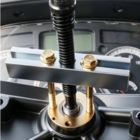 High Hardness Crankshaft Pulley Puller Wear Resistant Crankshaft Pulley Puller Set Labor Saving Auto Repair Tool Detachable for Mechanics, Garage