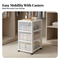 Stackable Clear Drawer Transparent Stackable Pull-withdrawable container interlocking for children' Room