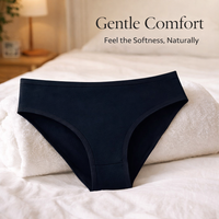 Women's Breathable Midi Brief Knickers for Everyday Wear, Seamless Mid Rise Pants with Soft Gusset, Plus Size Solid Color