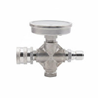 Efficient Cooling 20 Plate Wort Chiller Copper Brazed Heat Exchanger Compact Design Brewing Equipment for Homebrewers