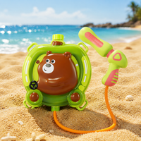 Water Gun with Backpack Tank, Large Water Gun for 4-6 Years Old, 30x25x5.5cm Backpack for Summer and Garden