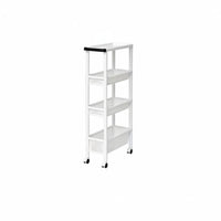3-Tier Rolling Cart Mobile Design Storage Trolley Multifunctional for Homemakers