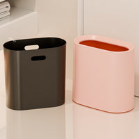 Sha Ai Jie 8L Square Plastic Trash Can for Home Use