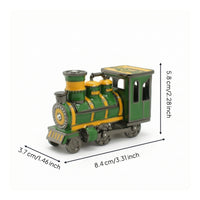 Steam Locomotive Ornament Vintage Locomotive Box Decorative for Collectors