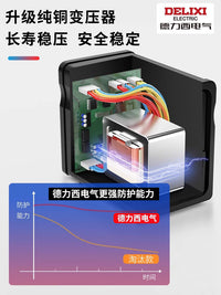 德力西双数显热风枪拆焊台二合一调温恒温858D电烙铁焊接工具套装