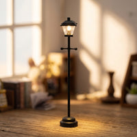 Miniature Lamp with Battery LED Dollhouse Street Lamp Convenient