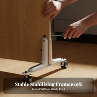 Mobile Divider Foot with casters Locking Casters Mobile Partition Base for gatherings