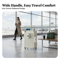 Multifunctional Luggage Wide Stable Handle Hardside Carry-on Lightweight