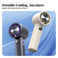 Handheld Fan with Cooling Plate 100 Speed Settings Handheld Cooling Fan Adjustable Speeds for Students, Commuters, Camping, Outdoor, Travel