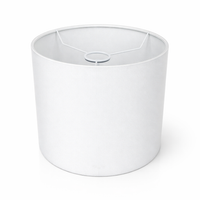 Lampshades for Ceiling Lights and Table Lamps with Textile Construction, Cylindrical Drum Lampshade for Living Room Decor