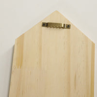 Bohemian Diamond Single-Layer Solid Wood Wall Planter Shelf