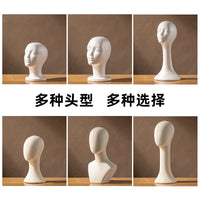 头模展示架假人头帽子架饰品围巾展示道具橱窗陈列可插针简约摆件