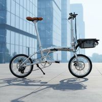 Folding Bike Front Basket Long-Lasting Aluminum Bike Basket Rust Resistant
