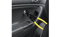 Trim Fastener Removal Tool Long Handle Clip Removal Pliers Precision Pliers with Forked Claw for Mechanics, Hobbyists