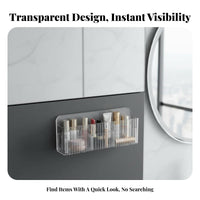 Adhesive Compartment Holder Space-Saving Adhesive Storage Pocket Multi-Purpose