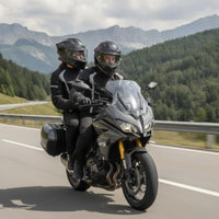 Carbon-Fiber-Style Full Face Motorcycle Helmet Aerodynamic Motorcycle Helmet with Bluetooth Headset Noise Reduction DOT Approved for Motorcyclists, Commuters, Touring