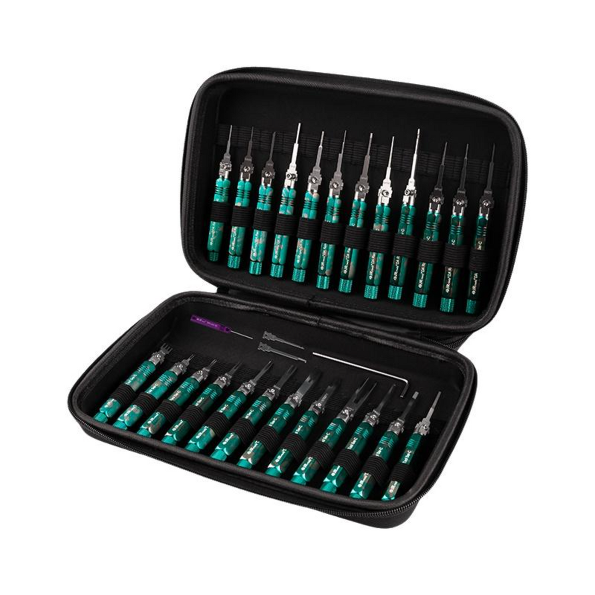 Terminal Pin Removal Tool Kit, 27-Piece Universal Automotive Wire Harness Connector Release, Non-Slip Handle, Sturdy Construction
