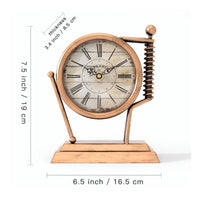 Noiseless Analog Timepiece Compact Decorative Analog Timepiece Easy to Read