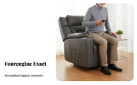 Multi-Functional Electric elevate Recliner weightless posture Position electric elevation Chair Ergonomic Design Single Sofa Universal Serial Bus Charging Port for Seniors, Elderly, People with Mobility Issues, Living Room, Relaxation, Bedroom, perusing