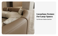 Modern design U-Shaped sectional Couch Easy to Clean U-Shaped Chaise Sectional dense foam Foam Lounge Seating animalsuitable for Interior Designers, Business Owners, Reception Area, Guest Accommodation, Lounging, Home recreation