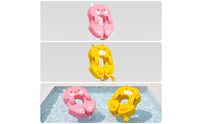 Inflationinflation-Proof Underarm Swimming Float Animal-Shaped Underarm Flotation Device with Adjustable Straps Solid Core Non-Inflatable Swim Flotation Device Safe for Infants, Toddlers, Pool, Bath