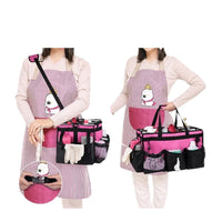 Wearable Extra-Large Cleaning Storage Bag with Adjustable Shoulder Strap