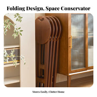 Foldable Round Stool Portable Backless Travel Stool Lightweight for Children