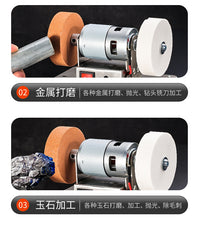 工业级小型台式家用抛光砂轮机 多功能纯铜机芯电动磨刀砂轮机