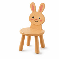 Sturdy Stool with Backrest Low-Height Kids Stool Child-Friendly Furniture Wooden for Playroom
