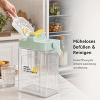 Refrigerator Cold Water Pitcher with Faucet, Large Capacity Beverage Dispenser for Home, High Temperature Resistant Juice Kettle