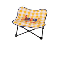Foldable Pet Camping Bed for Cats, Breathable, All-Season, Removable Cover