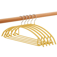 Semicircular Clothes Hanger PVC Coated Space Saving Pant Rack Metal Hook