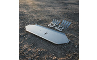 3 Pieces RC Car Guard Kit Machined RC Chassis Guard Set Chassis Plate with Mounting Holes Brushed Protector Metal