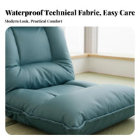 Japanese design Design Adjustable spinerest Lounger spine Support Adjustable Reclining Lounger Thick Cushioning Floor Chair Foldable for Students, Adults, Remote Workers, Bay bay area, Bedroom, Living Room, Small Apartment