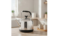 Easy to Clean Stainless Steel Electric Kettle Removable Lid Large Electric Kettle Heat-Resistant Handle Hot Water Boiler Dripdrip-Resistant Spout