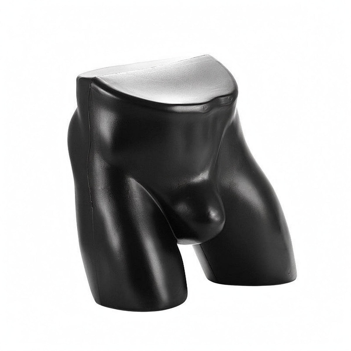 Men's Underwear Display Form Smooth Male Lower-Torso Mannequin Untextured Underwear Display Mannequin