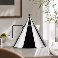 Tea Kettle Ornament Decorative Kettle Ornament Geometric Triangular Sculpture for Interior Designers, Sideboard